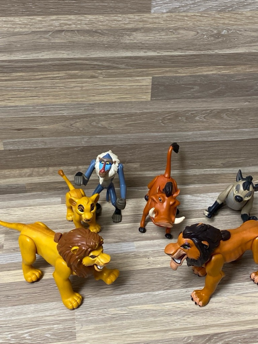 Disney The Lion King Character Toy Set vintage 90s - Picture 3 of 9